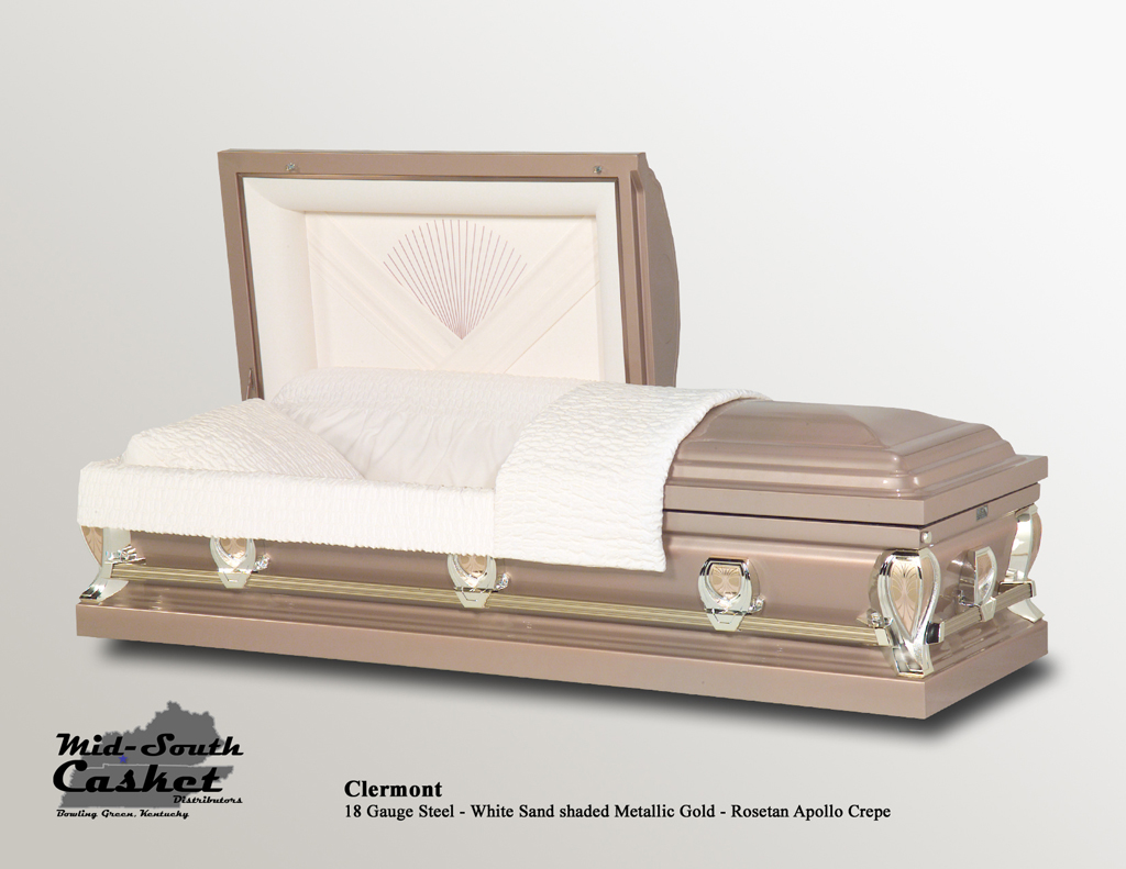 Clermont White Sand shaded Metallic Gold